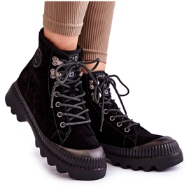 Bottes Chaudes En Daim Big Star KK274522 Noir le noir