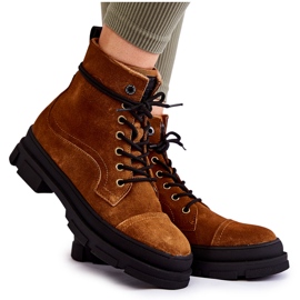 Bottes chaudes en daim marron Big Star KK274524 brun