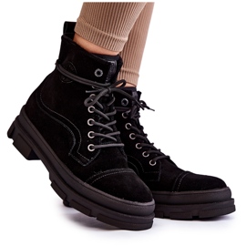 Bottes Chaudes En Daim Big Star KK274525 Noir