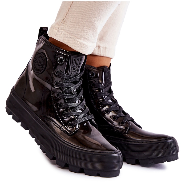 Baskets Hautes Big Star KK274533 Noir le noir Baskets Hautes Big Star KK274533 Noir le noir