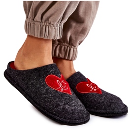 Chaussons Domestiques Big Star KK276019 Noir et Rouge