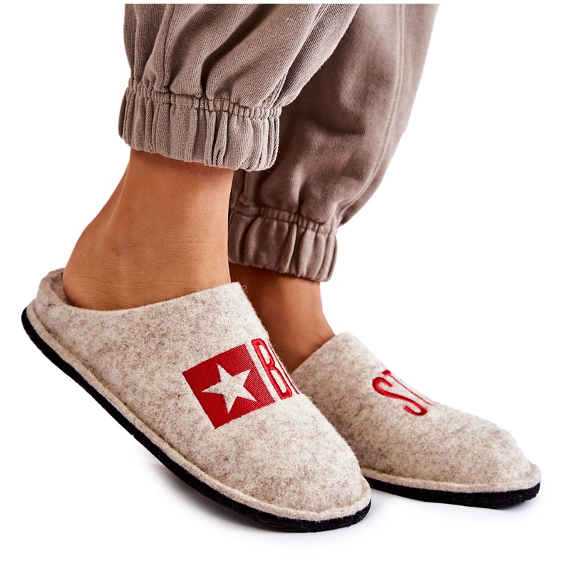 Chaussons domestiques Big Star KK276021 Beige Chaussons domestiques Big Star KK276021 Beige