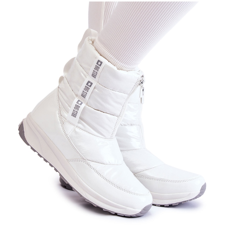 Bottes de neige femme Big Star KK274393 Blanc blanche Bottes de neige femme Big Star KK274393 Blanc blanche