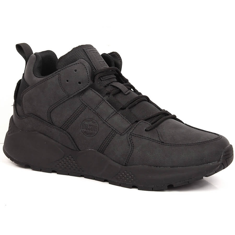 Chaussures de sport isolées noires pour hommes Big Star KK174247 le noir
