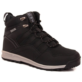 Bottes hautes isolées pour hommes noires Big Star KK174371 le noir Bottes hautes isolées pour hommes noires Big Star KK174371 le noir