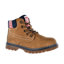 Bottes garçon isolées camel Big Star KK374130 jaune