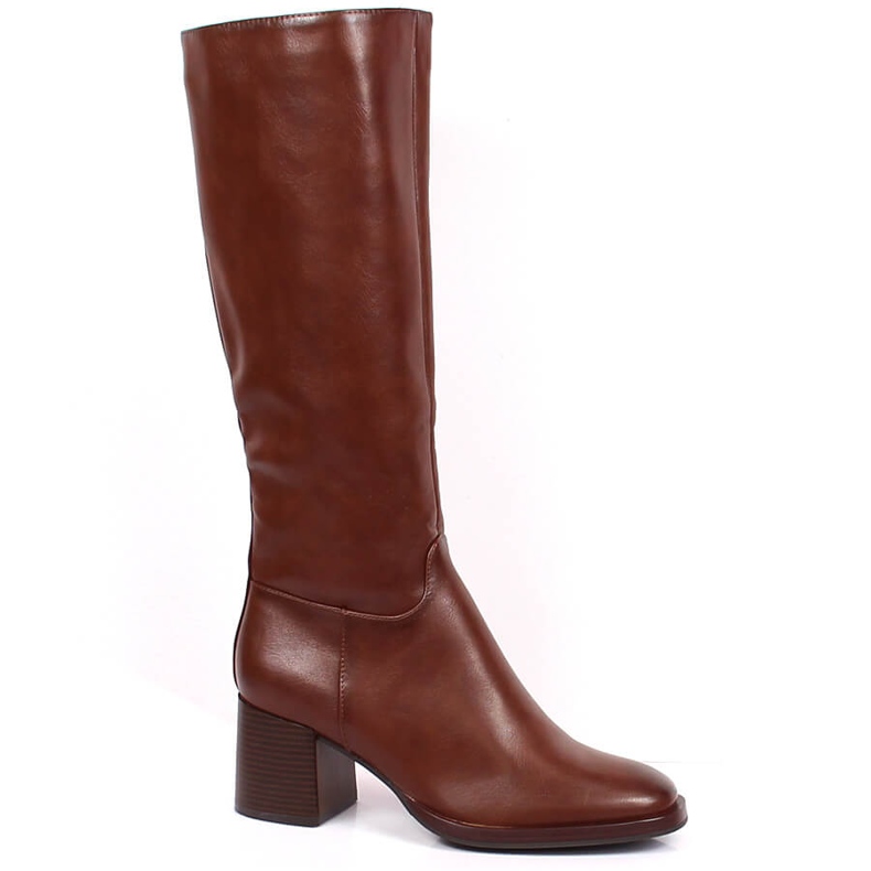 Bottes marron femme sur le poteau de Sergio Leone marron chaud brun Bottes marron femme sur le poteau de Sergio Leone marron chaud brun