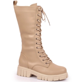 Bottes femme, bottes chaudes, beige T.Sokolski Bottes femme, bottes chaudes, beige T.Sokolski