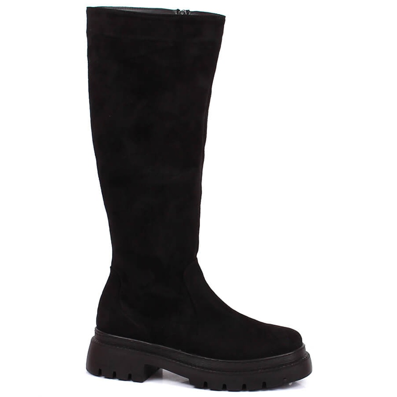 Bottes chaudes en daim pour femme T.Sokolski le noir