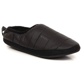 Chaussons pour hommes, isolés avec une bande élastique, noir Big Star KK174363