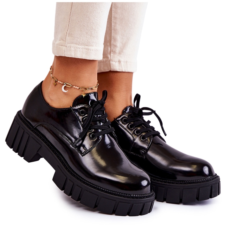 Chaussures Laquées à la Mode La.Fi 210013B-NL Noir le noir
