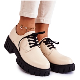 Chaussures en cuir à la mode La.Fi 210013BE-PU Beige Chaussures en cuir à la mode La.Fi 210013BE-PU Beige