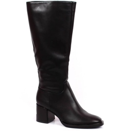 Bottes sur le poteau isolé Sergio Leone W SK395A noir