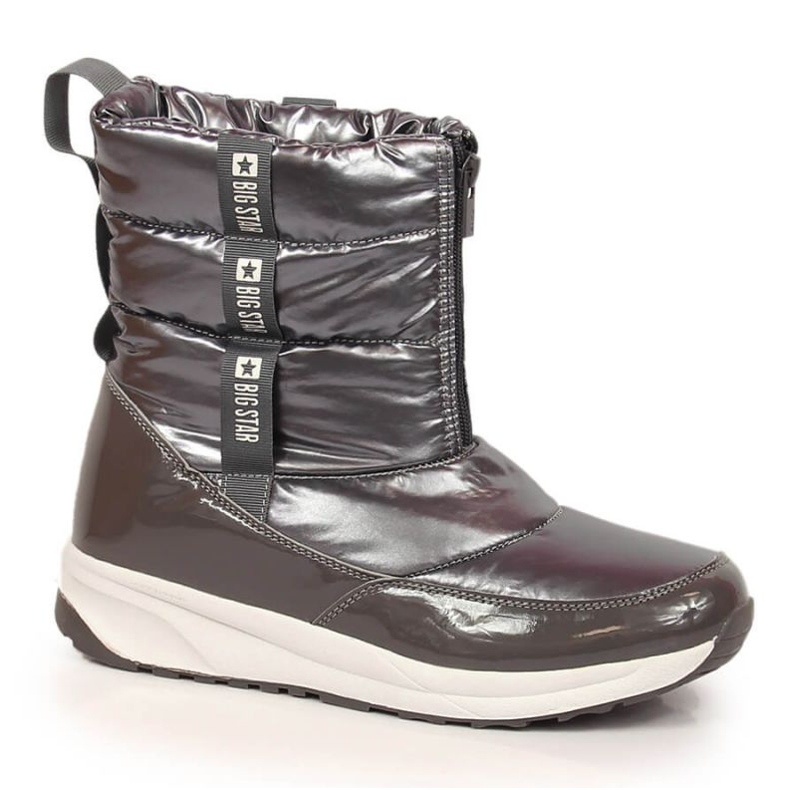 Bottes de neige isolées métallisées Big Star INT1785A argent