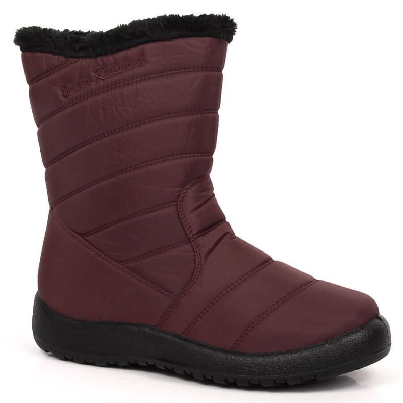 Bottes de neige isolées NEWS W EVE378B rouge