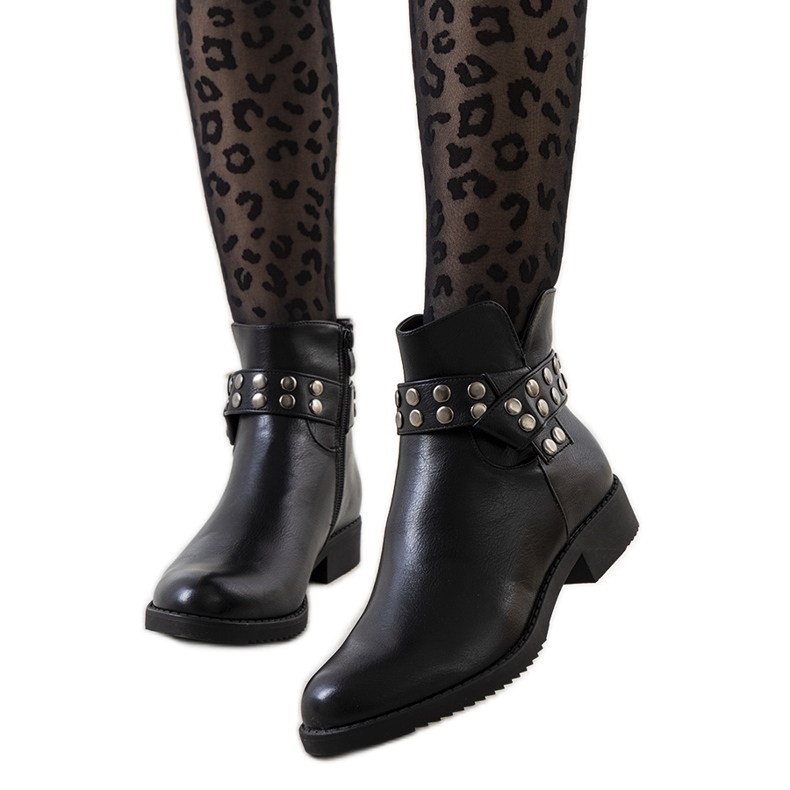 BM Bottes noires de Balmoral le noir