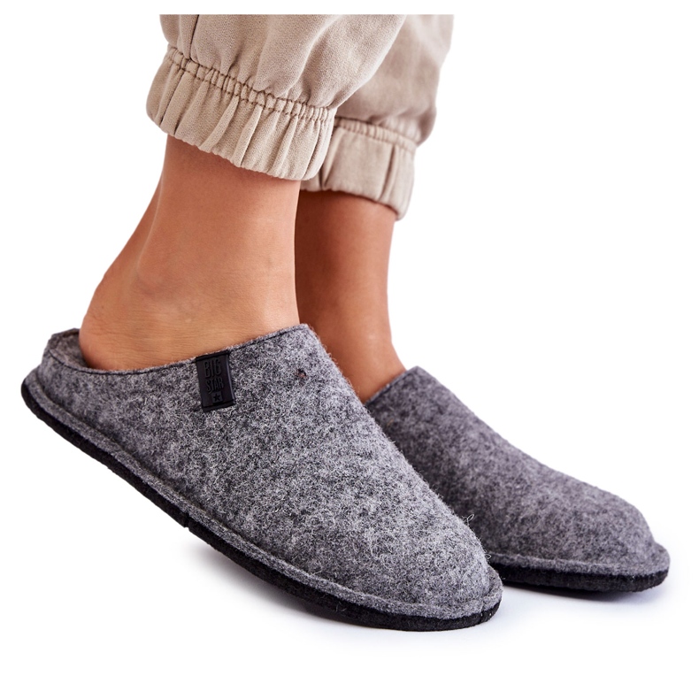 Chaussons Femme Classique Feutre Big Star KK276014 Gris Chaussons Femme Classique Feutre Big Star KK276014 Gris