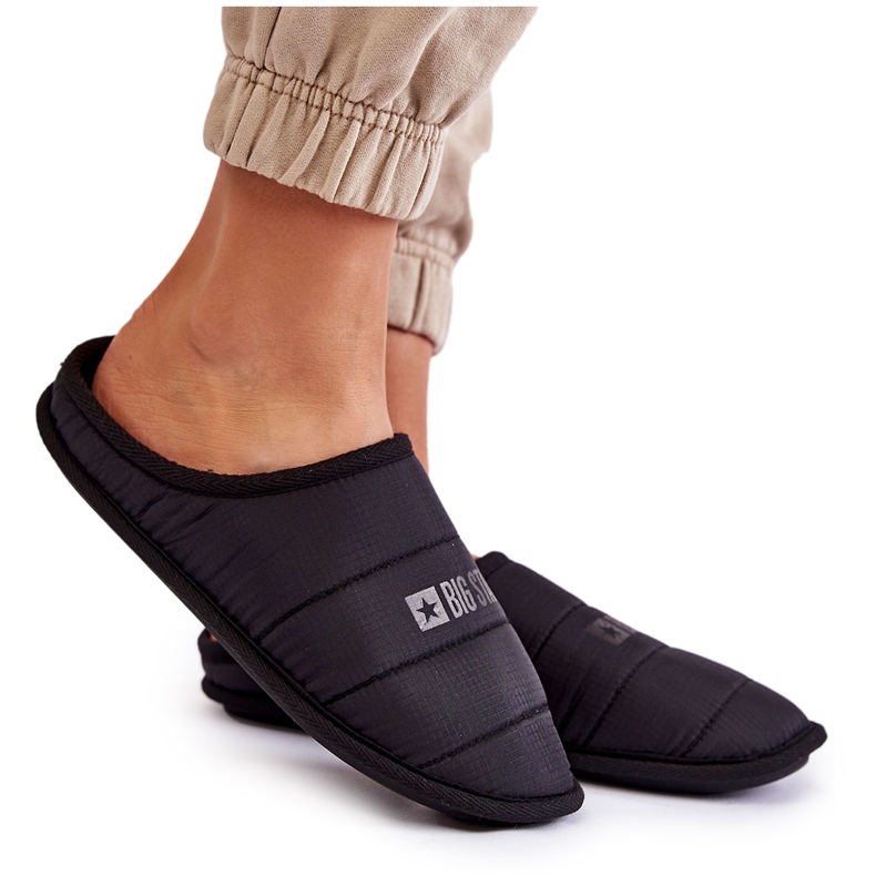 Chaussons Classiques Femme Big Star KK274602 Noir le noir
