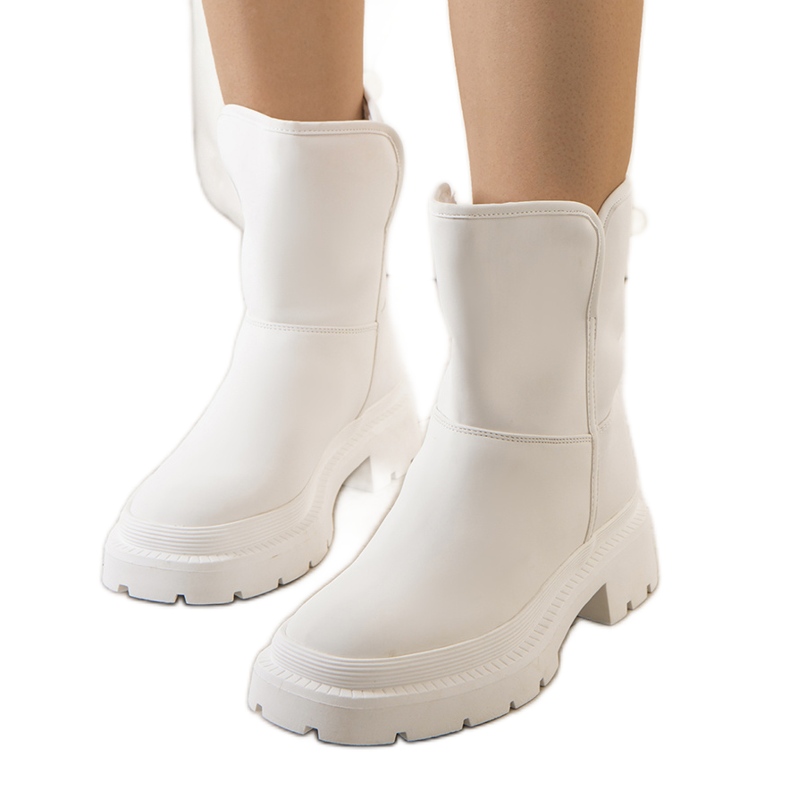 PA1 Bottes de neige blanches pour femmes de Veronis PA1 Bottes de neige blanches pour femmes de Veronis