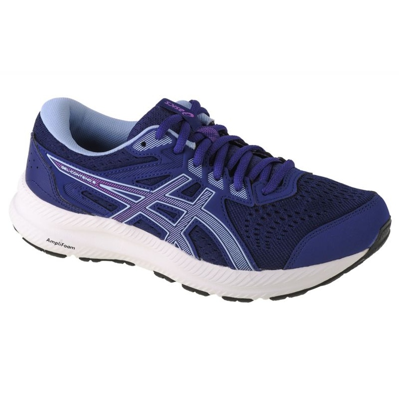 Asics Gel-Contend 8 W 1012B320-402 chaussures de course bleu marin multicolore Asics Gel-Contend 8 W 1012B320-402 chaussures de course bleu marin multicolore