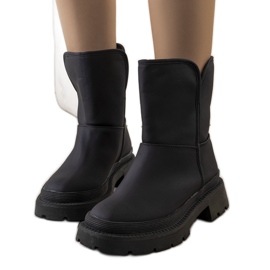Bottes de neige pour femmes noires de Veronis le noir