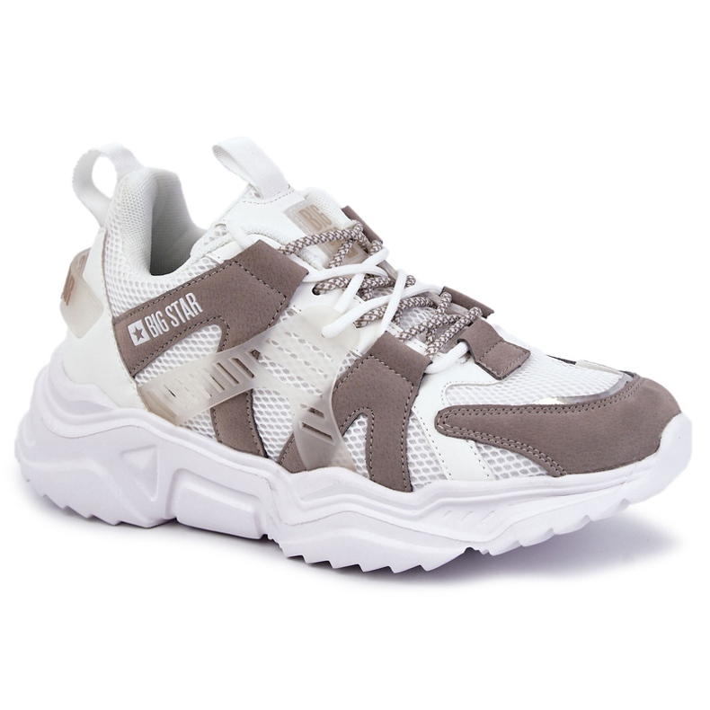 Chaussures de sport légères pour hommes Big Star KK174055 Blanc blanche