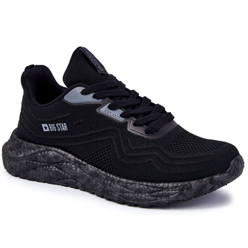 Chaussures de sport légères pour hommes Big Star KK174018 Noir le noir