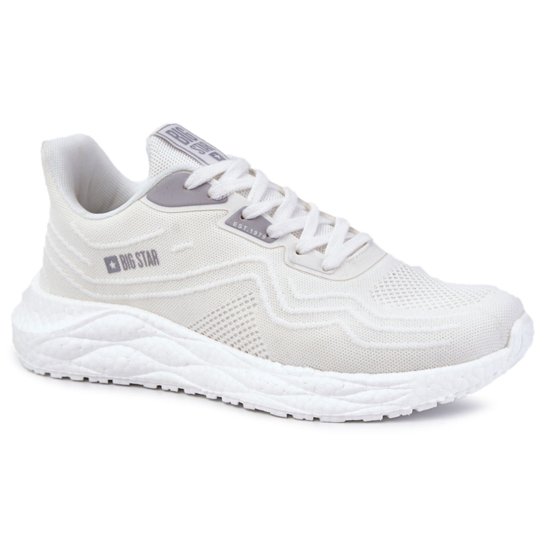 Chaussures de sport légères pour hommes Big Star KK174017 Blanc blanche