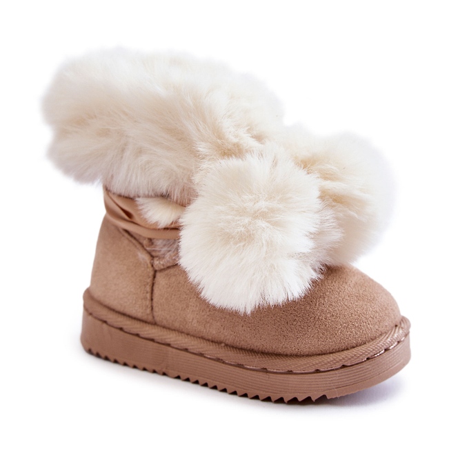 Bottes de neige chaudes pour jeunes enfants Roofy beige clair Bottes de neige chaudes pour jeunes enfants Roofy beige clair