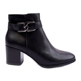 Sergio Leone Bottines Chaudes Femme Avec Décoration Astrid Noire