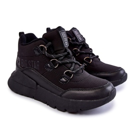 Bottes pour enfants Memory Foam Big Star KK374119 Noir