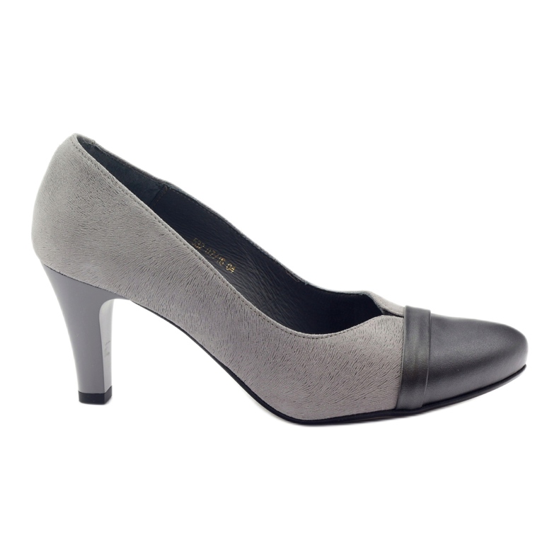Escarpins en cuir pour femmes gris Espinto 532/1 Escarpins en cuir pour femmes gris Espinto 532/1