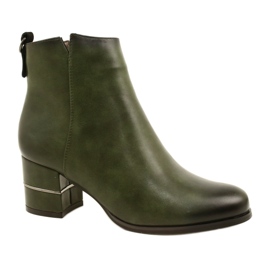 Bottes à la mode pour femmes Olive M.Daszyński SA125A-2 multicolore vert