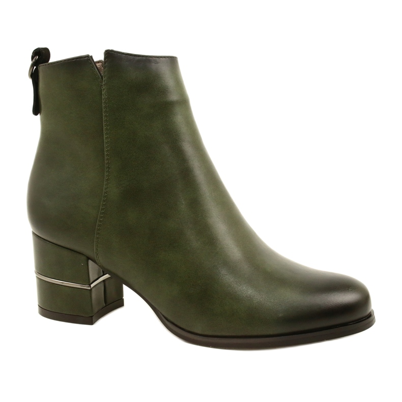 Bottes à la mode pour femmes Olive M.Daszyński SA125A-2 multicolore vert