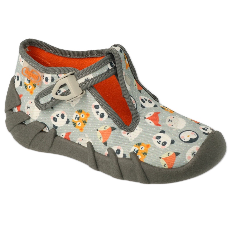Befado chaussures pour enfants 110P460 Panda gris multicolore Befado chaussures pour enfants 110P460 Panda gris multicolore