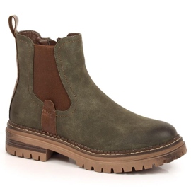 Bottines Chelsea chaudes eVento W EVE368B vert