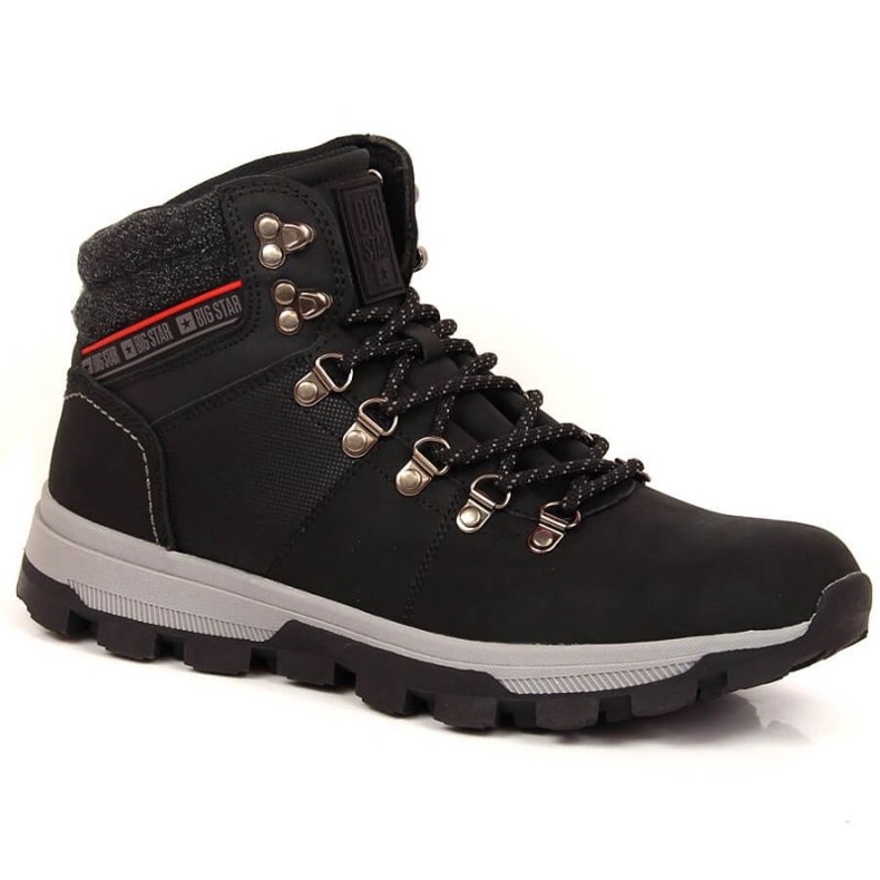 Chaussures de trekking hautes Big Star INT1780A le noir