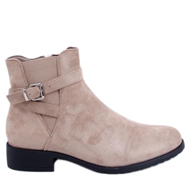 PA1 Bottines Tourel Kaki Suede, femmes beige