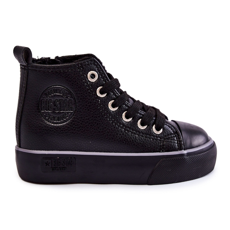 Baskets Montantes Enfant Big Star KK374228 Noir le noir Baskets Montantes Enfant Big Star KK374228 Noir le noir