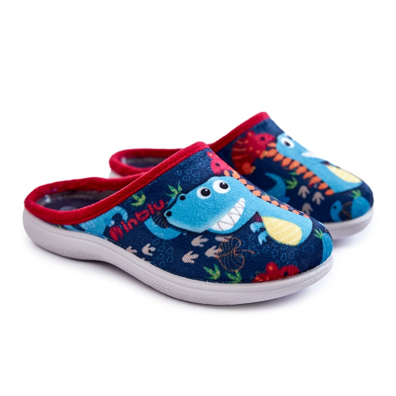 Chaussons Enfant Inblu B9000049 Bleu Marine rouge