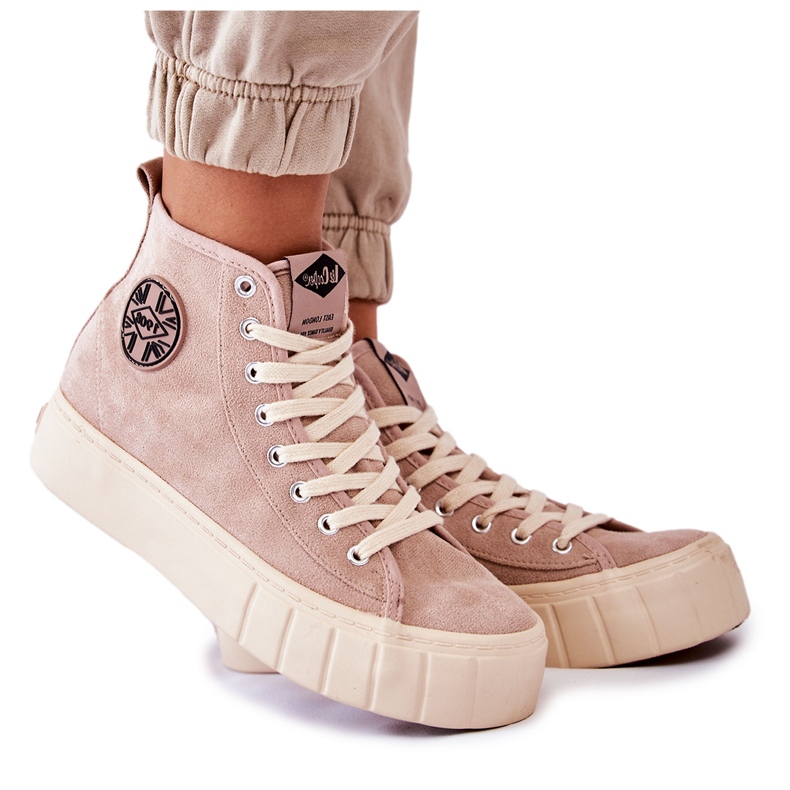 Lee Cooper LCJ-22-31-1434L Baskets montantes beiges Lee Cooper LCJ-22-31-1434L Baskets montantes beiges