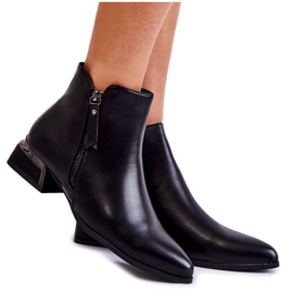 PS1 Bottes Chaudes En Cuir Pour Femme Noir Laufey