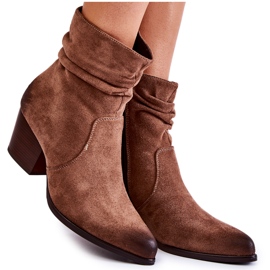 Vinceza Bottes Chaudes En Daim Femme Beige Wenche brun