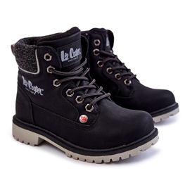 Bottes noires pour enfants Lee Cooper LCJ-22-01-1491