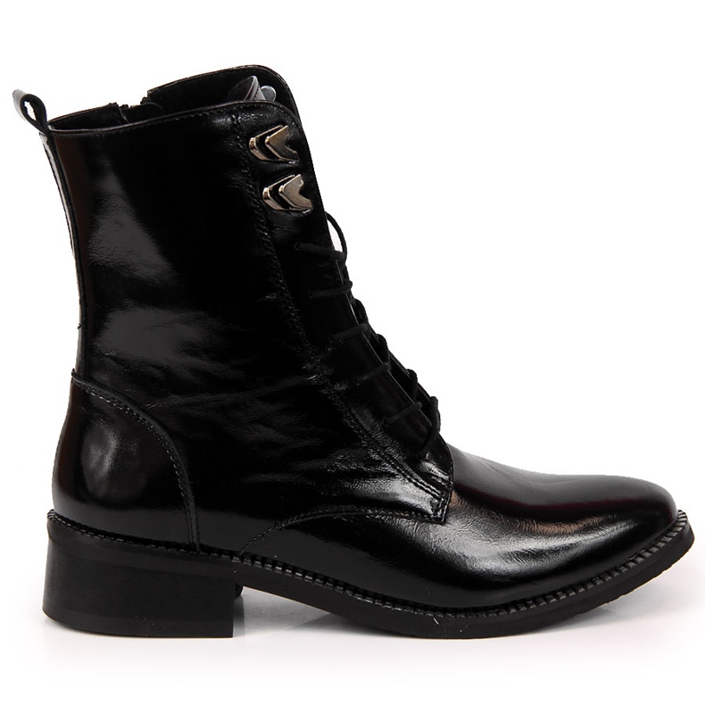 Bottines en cuir femme Dolce Pietro noires le noir Bottines en cuir femme Dolce Pietro noires le noir