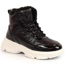 Chaussures de sport pour femmes, métalliques, isolées noires Vinceza