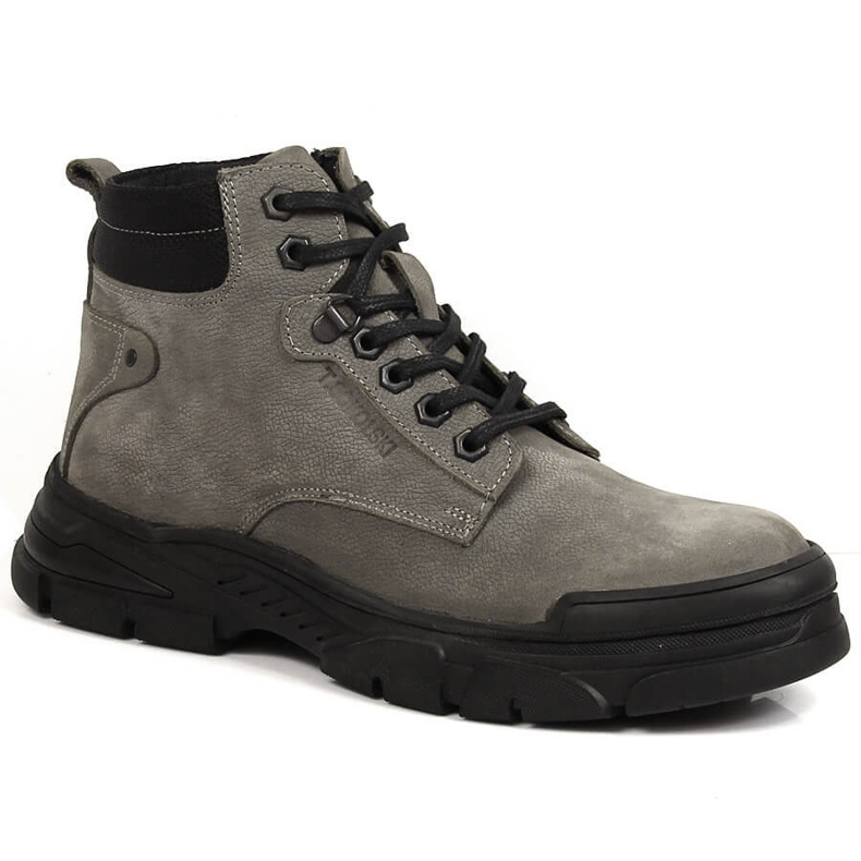 Bottes hautes homme en cuir gris T.Sokolski Bottes hautes homme en cuir gris T.Sokolski
