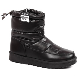 Bottes de neige femme noir métallisé Potocki le noir