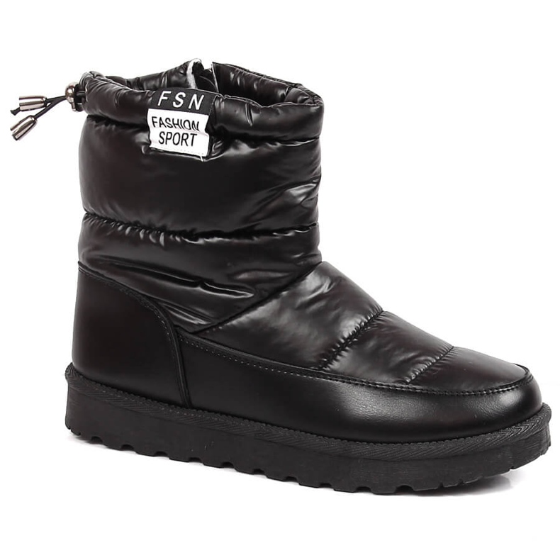 Bottes de neige femme noir métallisé Potocki le noir