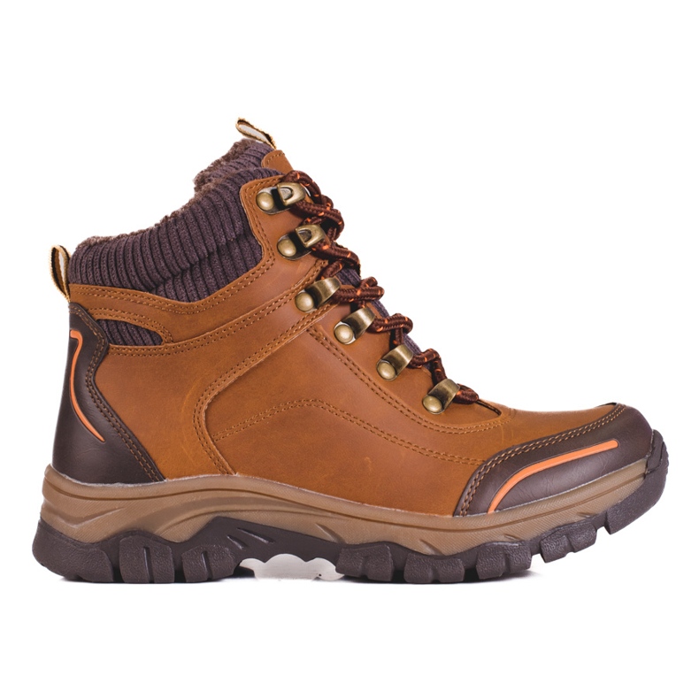 SHELOVET Chaussures de trekking garçon marron brun